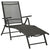 10 Piece Garden Dining Set Black and Anthracite