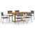 7 Piece Garden Dining Set Poly Rattan Anthracite