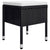 5 Piece Garden Dining Set Black