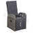 5 Piece Garden Dining Set Grey