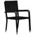 7 Piece Garden Dining Set Poly Rattan Black