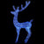 XXL Acrylic Christmas Reindeer 250 LED 180 cm Blue