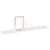 Wall Shelves 2 pcs High Gloss White 80x9x3 cm