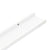 Wall Shelves 2 pcs White 100x9x3 cm