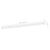 Wall Shelves 2 pcs White 100x9x3 cm