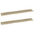 Wall Shelves 2 pcs Sonoma Oak 80x9x3 cm