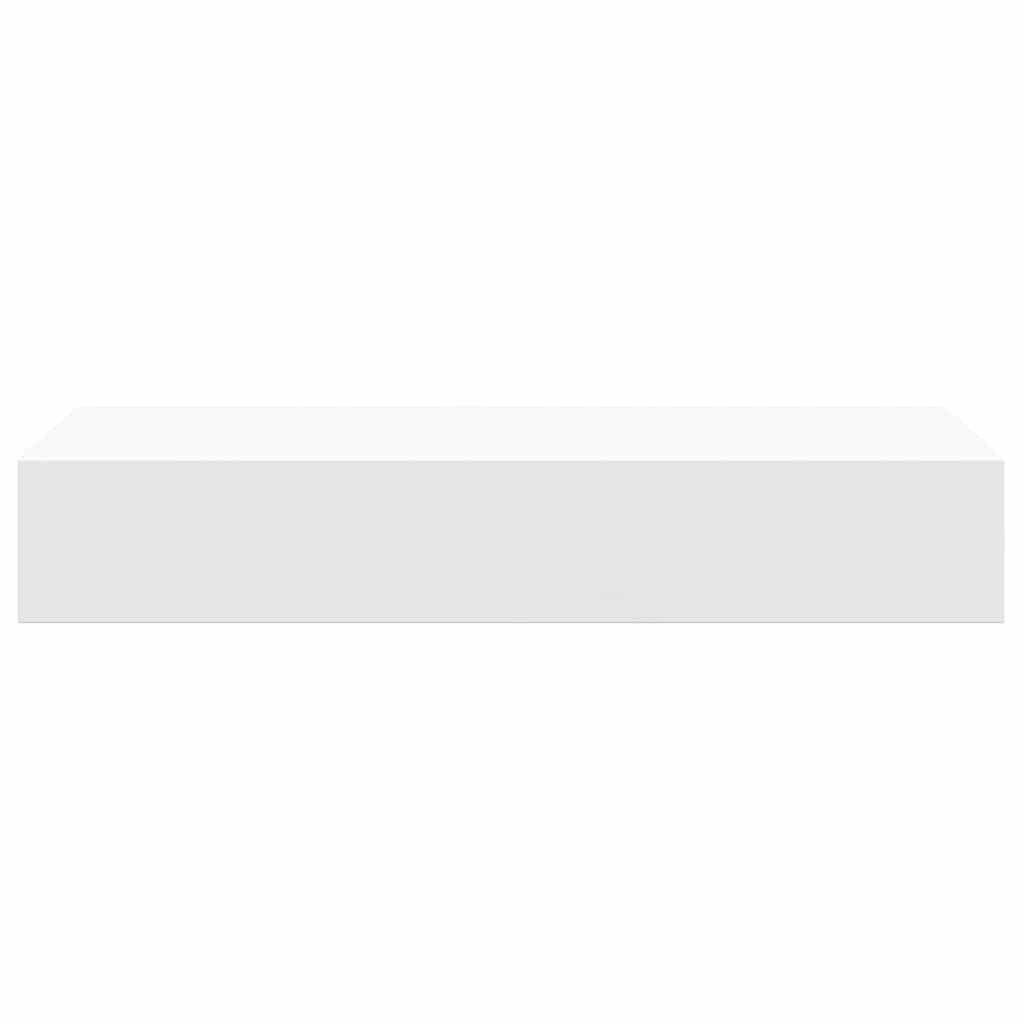 Wall-mounted Drawer Shelf White 60x23.5x10 cm MDF