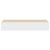 Wall Drawer Shelves 2 pcs Oak and White 60x23.5x10cm MDF