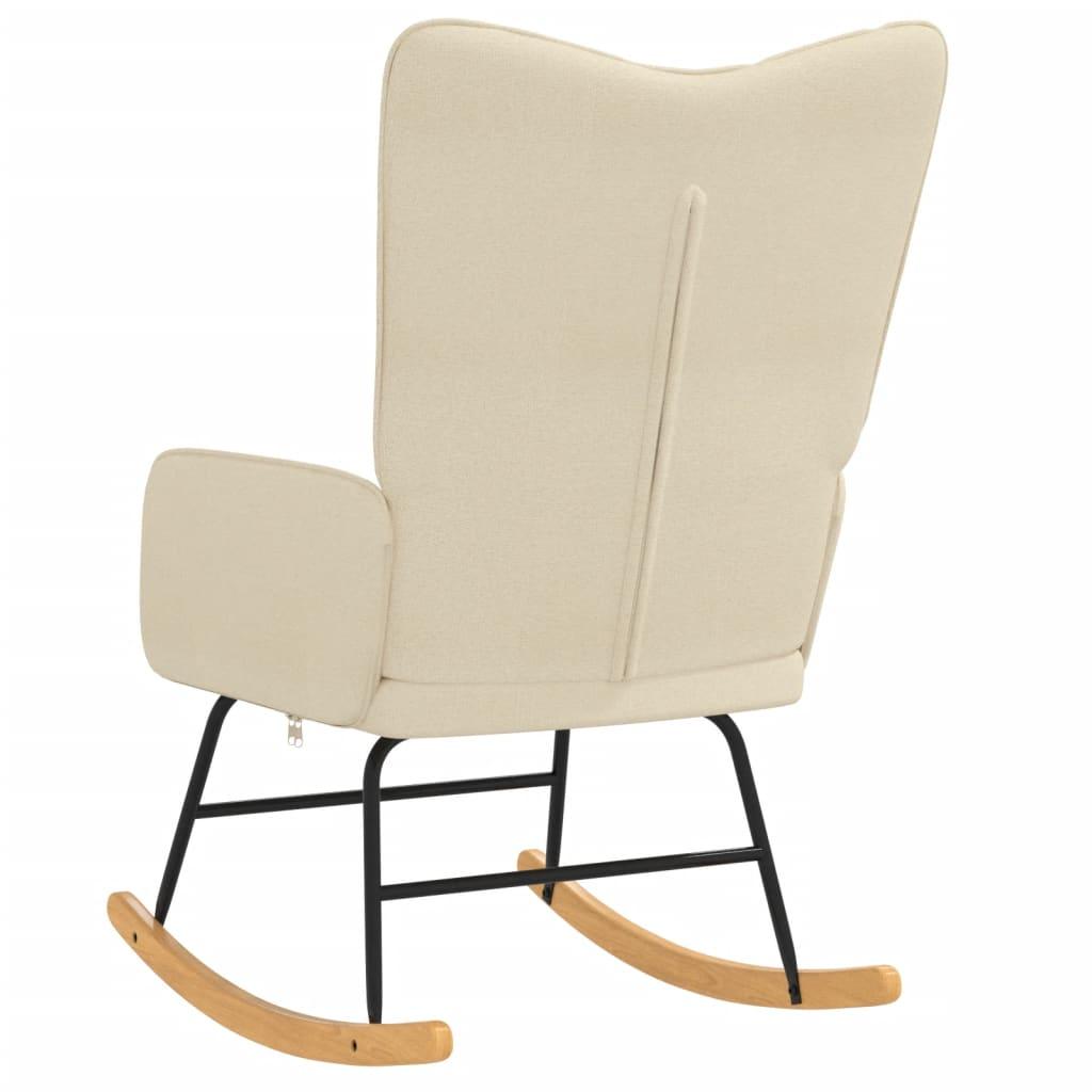 Rocking Chair Cream Fabric