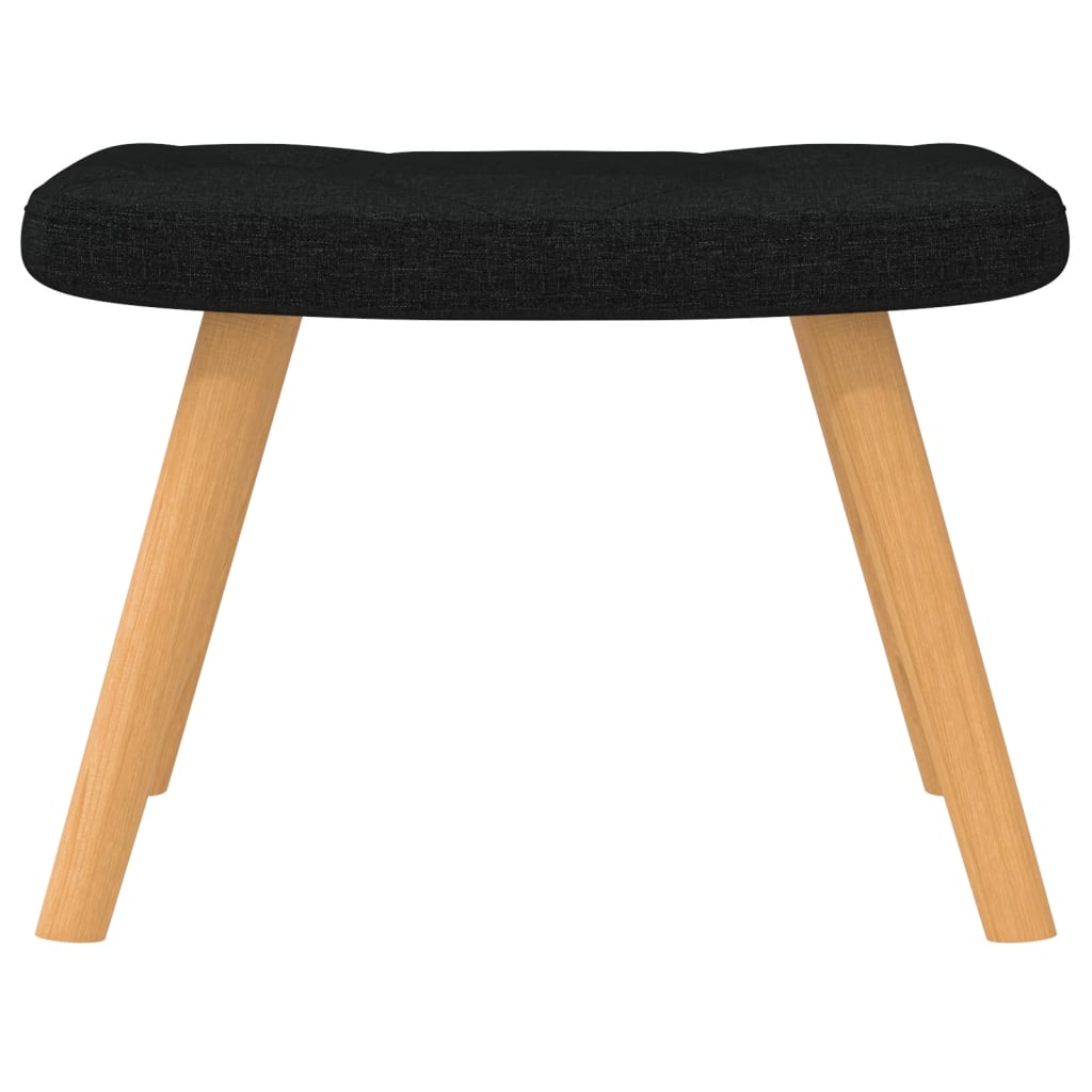 Rocking Chair with a Stool Mustard Yellow Fabric