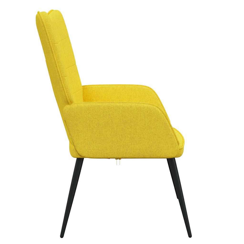 Relaxing Chair Mustard Yellow Fabric