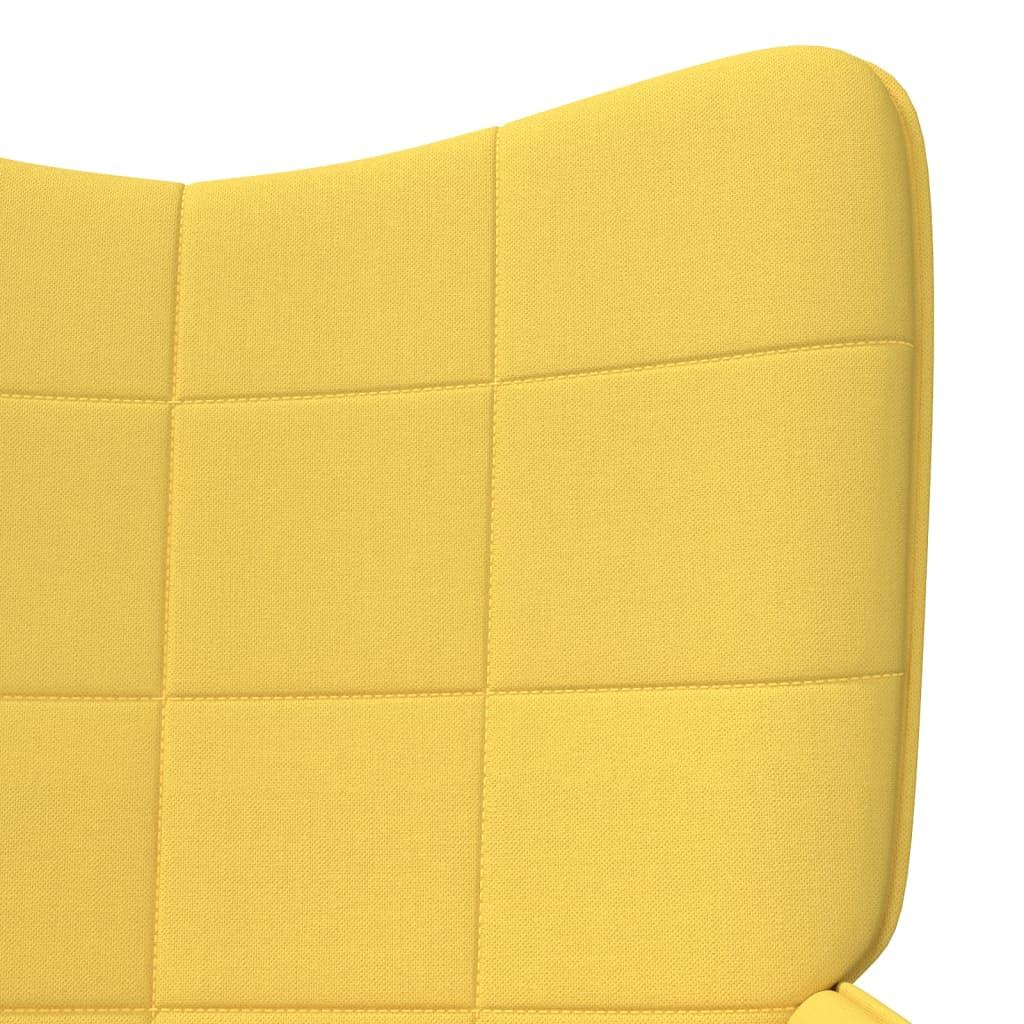 Relaxing Chair Mustard Yellow Fabric