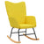 Rocking Chair Mustard Yellow Fabric