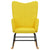 Rocking Chair Mustard Yellow Fabric
