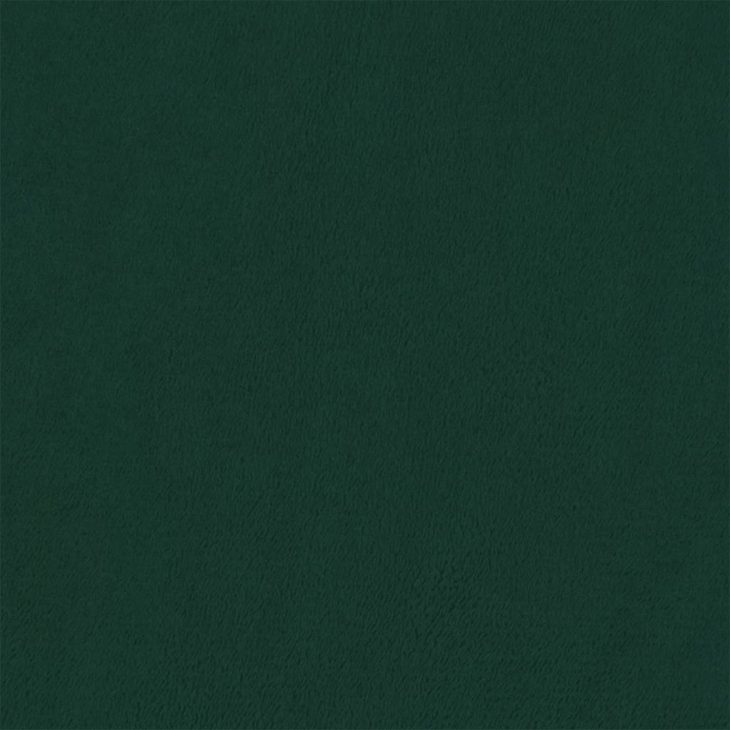Rocking Chair with a Stool Dark Green Velvet