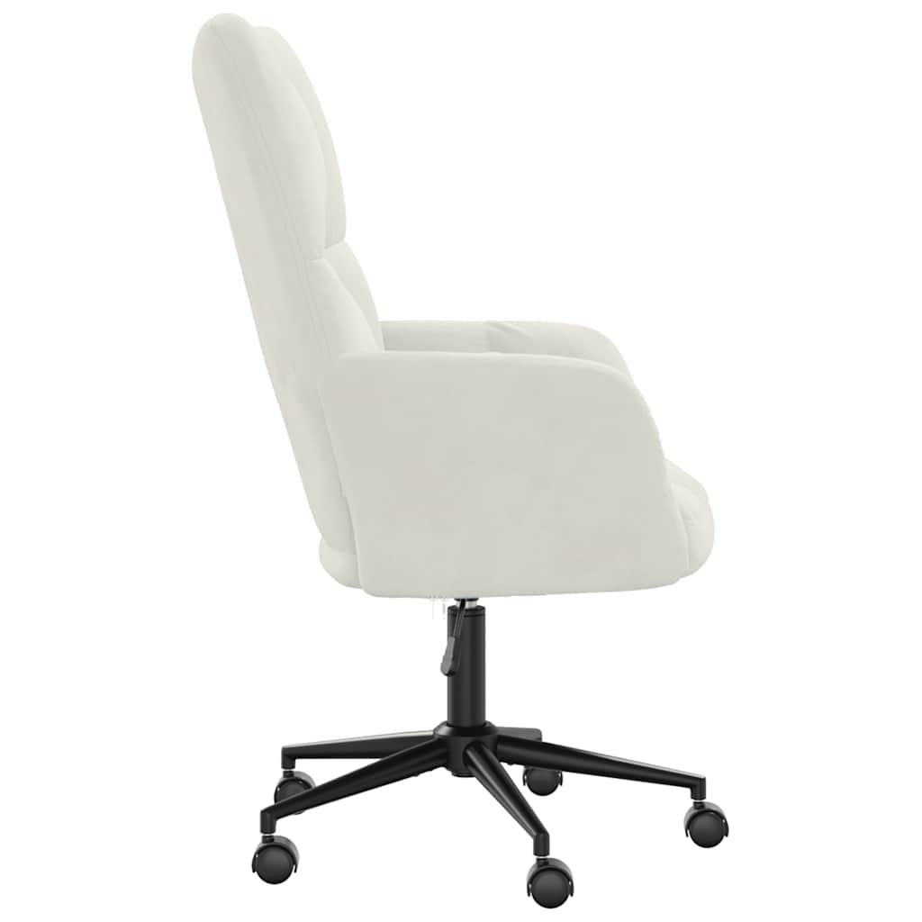 Relaxing Chair Cream White Velvet