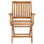 Folding Garden Chairs with Cushions 6 pcs Solid Teak Wood