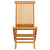 Garden Chairs with Beige Cushions 8 pcs Solid Teak Wood