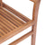 Stacking Dining Chairs 6 pcs Solid Teak Wood