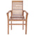 Stacking Dining Chairs 8 pcs Solid Teak Wood