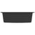Kitchen Sink with Overflow Hole Black Granite