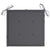Garden Chairs 4 pcs with Anthracite Cushions Solid Teak Wood