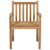 Garden Chairs 6 pcs with Cream Cushions Solid Teak Wood