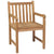 Garden Chairs 8 pcs with Anthracite Cushions Solid Teak Wood
