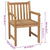 Garden Chairs 8 pcs with Anthracite Cushions Solid Teak Wood