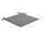 Garden Chairs 8 pcs with Grey Cushions Solid Teak Wood