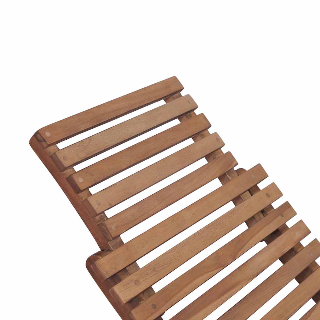 Folding Sun Loungers 2 pcs Solid Teak Wood