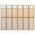 6-Panel Room Divider/Trellis Solid Fir Wood 242.5x180 cm