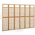 6-Panel Room Divider/Trellis Solid Fir Wood 242.5x180 cm