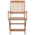 Folding Garden Chairs 8 pcs with Cushions Solid Acacia Wood