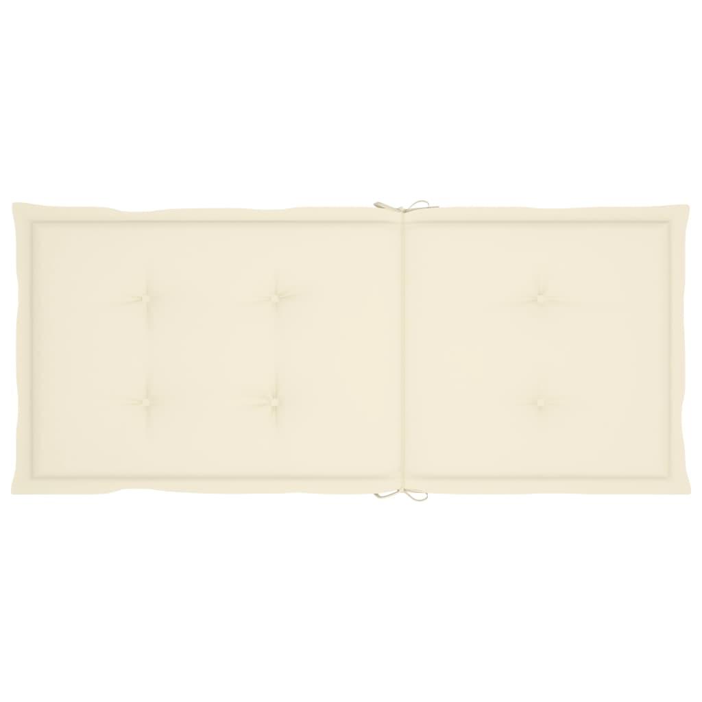 Folding Garden Chairs with Cushions 8 pcs Solid Wood Acacia