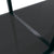 Console Table Black 140x35x75.5 cm Tempered Glass