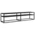 TV Cabinet Black 180x40x40.5 cm Tempered Glass