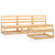 4 Piece Garden Lounge Set Solid Pinewood