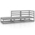 3 Piece Garden Lounge Set Grey Solid Wood Pine