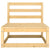 7 Piece Garden Lounge Set Solid Pinewood