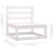 8 Piece Garden Lounge Set White Solid Pinewood