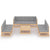 8 Piece Garden Lounge Set with Cushions Solid Pinewood