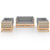 6 Piece Garden Lounge Set with Cushions Solid Pinewood