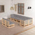 8 Piece Garden Lounge Set with Cushions Solid Pinewood