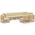 9 Piece Garden Lounge Set with Cushions Solid Pinewood