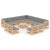 14 Piece Garden Lounge Set with Cushions Solid Pinewood