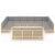 13 Piece Garden Lounge Set with Cushions Solid Pinewood