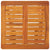 Sun Loungers 2 pcs with Table and Cushions Solid Wood Acacia
