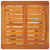 Sun Loungers 2 pcs with Table and Cushions Solid Acacia Wood