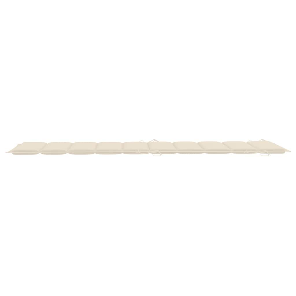 Sun Loungers 2 pcs with Cushions Solid Wood Acacia